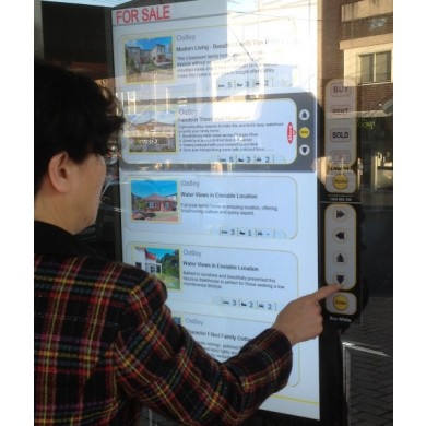 Through Glass touch Display