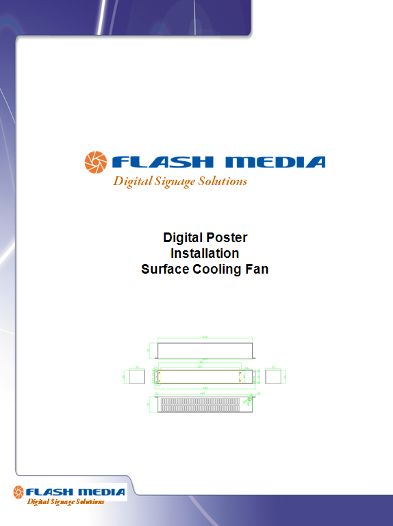 Installation Surface cooling fan